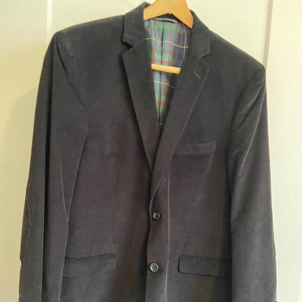 U.S. Polo Assn. Men’s Black Corduroy Sport Jacket – Size 42R